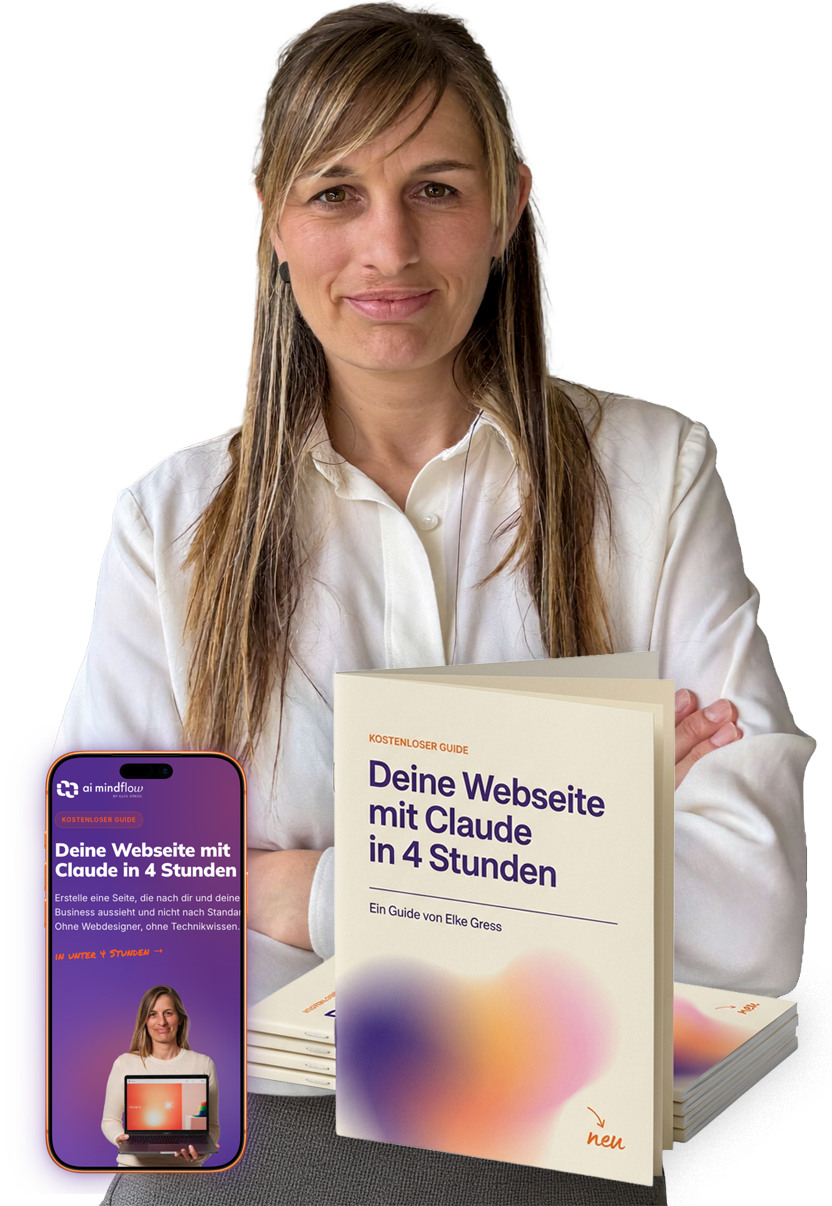 Elke Greß baut mit Claude eine Webseite